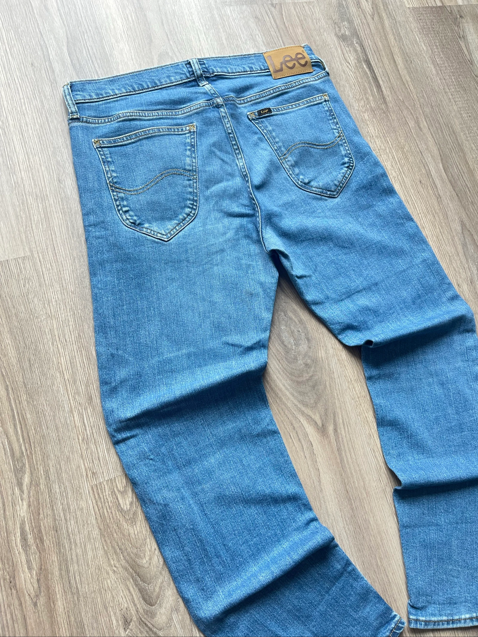 Lee Y2K Super Baggy Jeans Parachute Pants Carpenter Premium Retro Made in USA Vintage 90s – photo 3